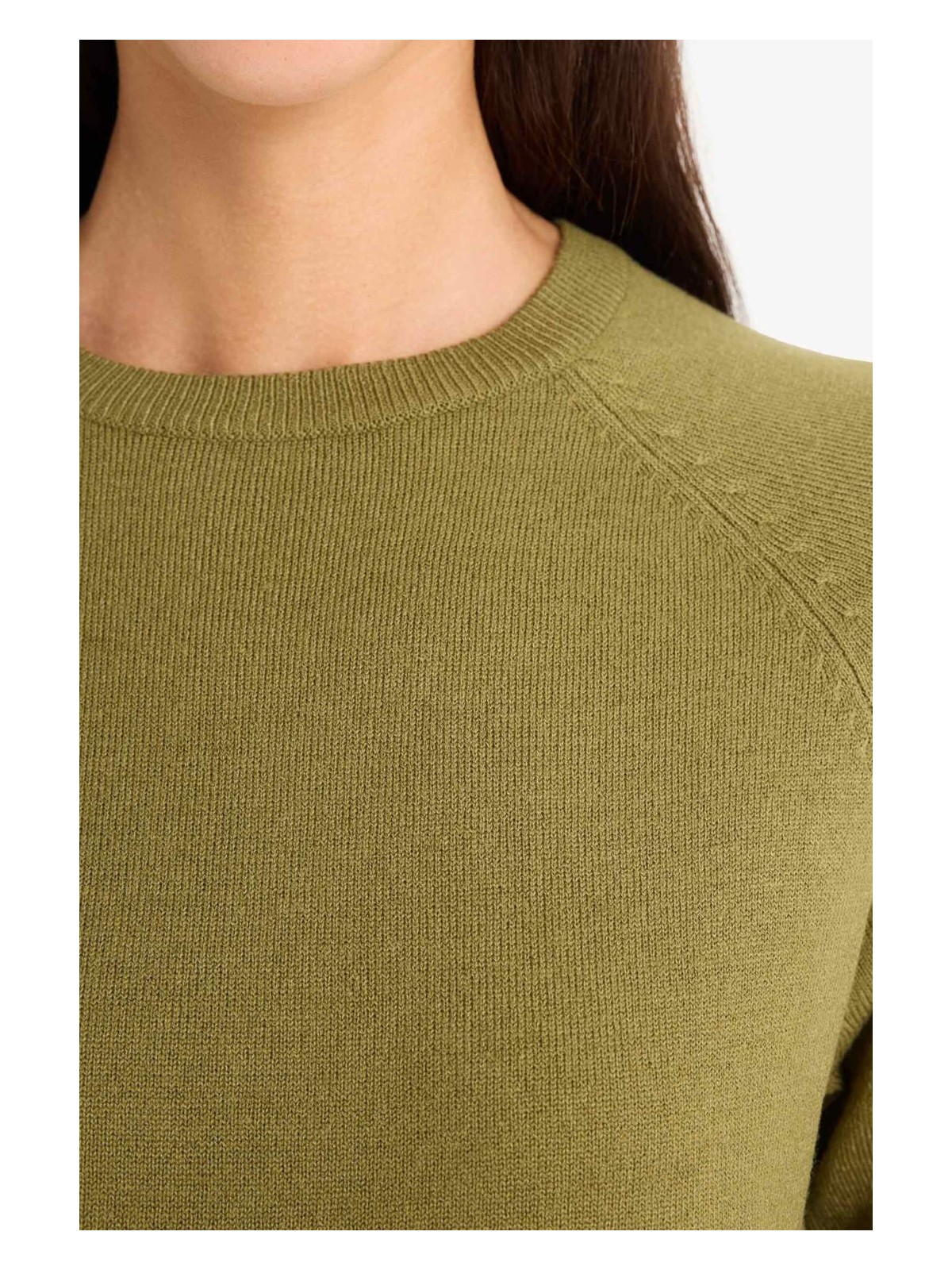DeFacto Relax Fit Basic Triko Kazak I6913AZ25WN - Görsel 5