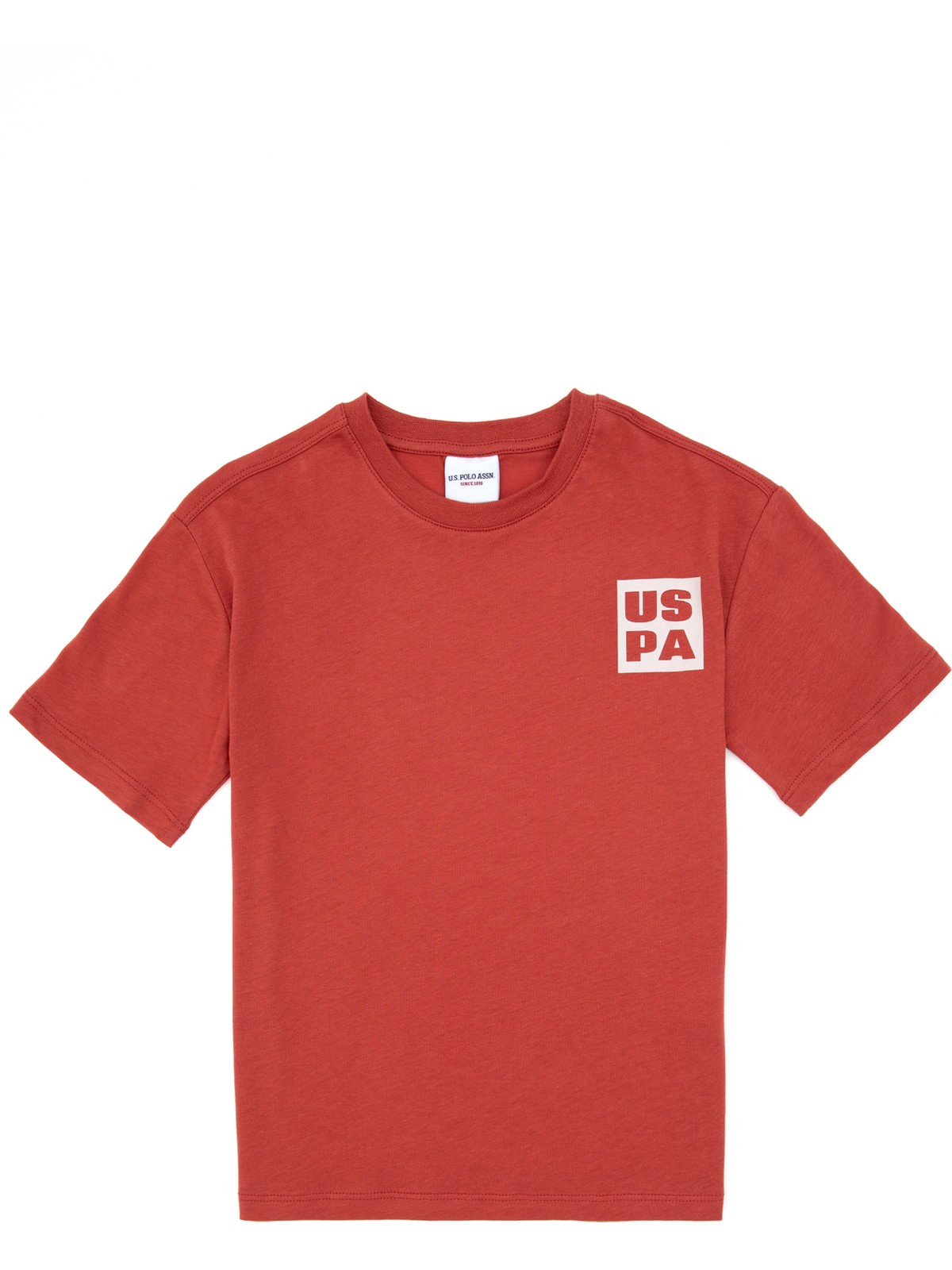 U.S. Polo Assn. Erkek Çocuk Koyu Yeşil Bisiklet Yaka Tişört 50314961-VR079 - Görsel 4