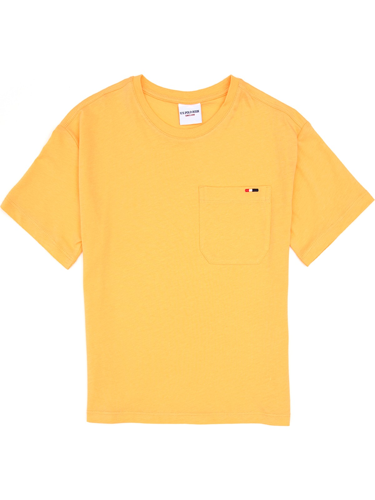 U.S. Polo Assn. Erkek Çocuk Bordo Bisiklet Yaka Tişört 50314946-VR177 - Görsel 8