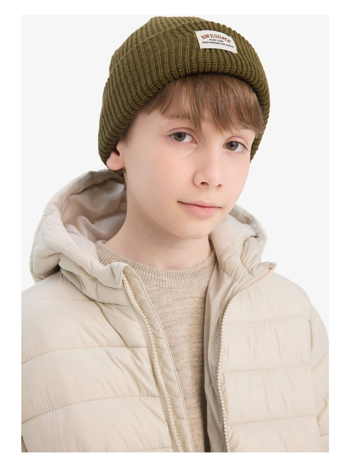 DeFacto Triko Bere Erkek Çocuk C8580A825WN - Görsel 3