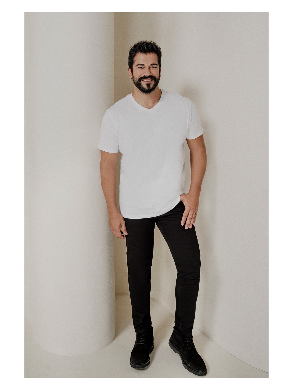 Altınyıldız Classics Erkek Siyah Ekstra Slim Fit Dar Kesim Rıss Pamuklu Esnek Denim Jean Kot Pantolon