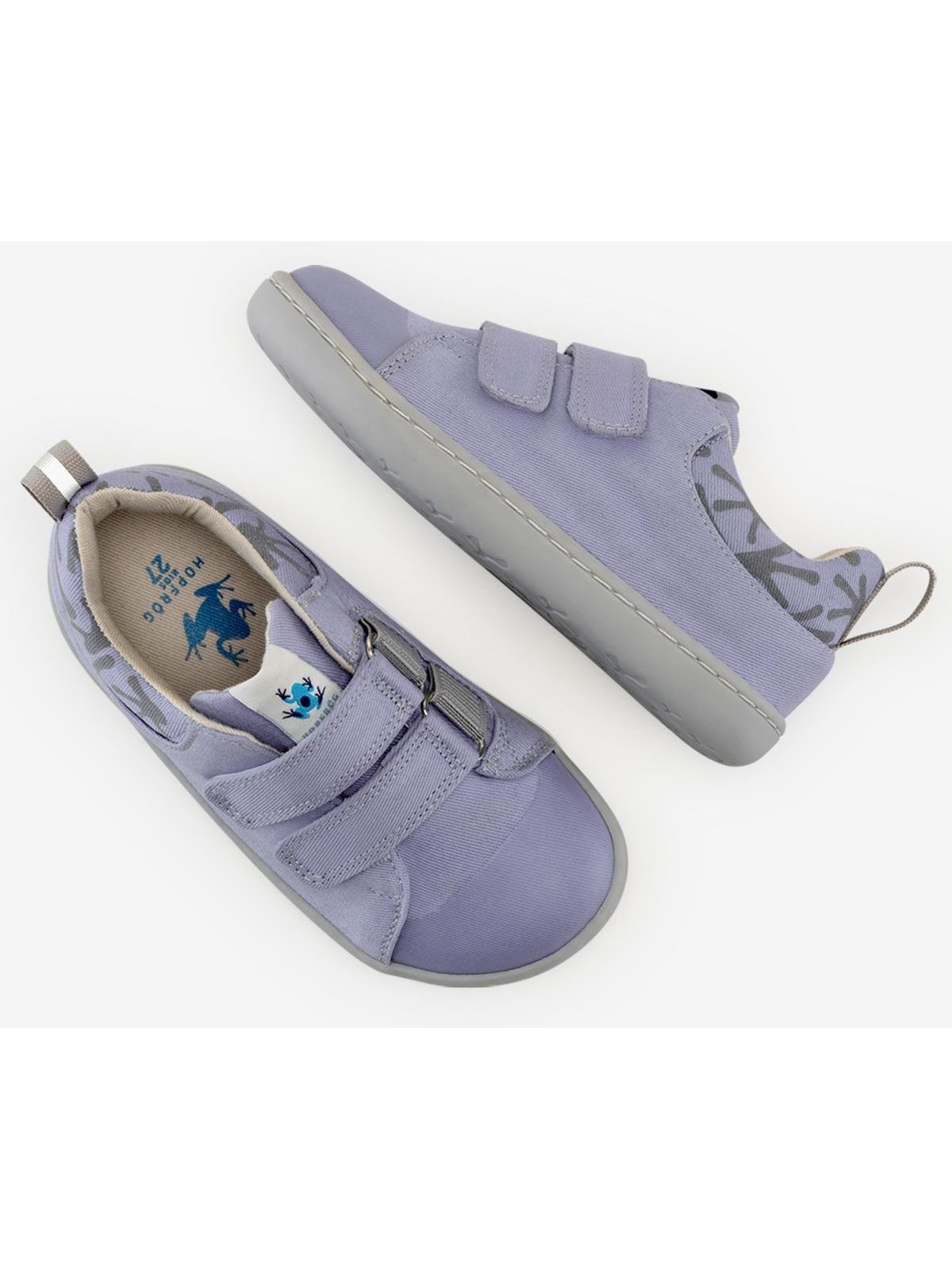 Hopfrög Smart Walker Canvas Play Beyaz Barefoot Çocuk Ayakkabı - Görsel 3