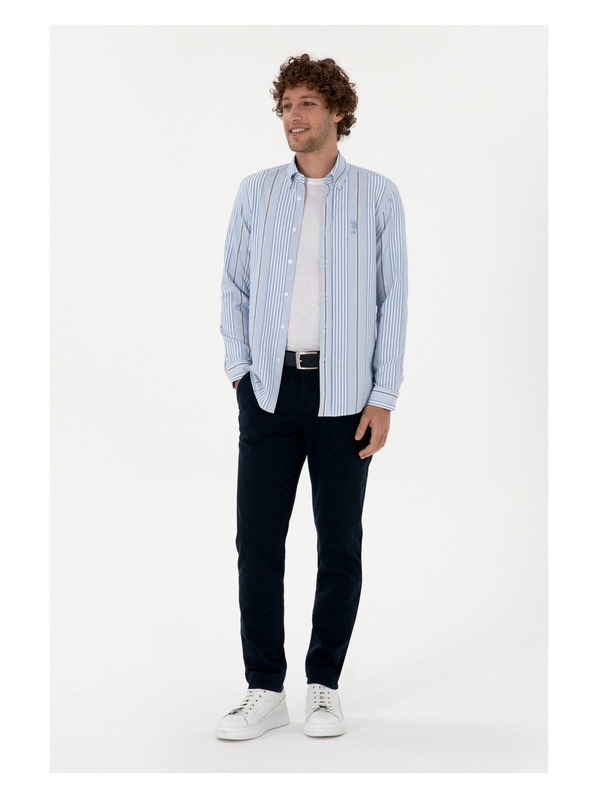 U.S. Polo Assn. U.s. Polo Assn. Erkek Lacivert Pantolon (Kanvas-Chino) 50316831-VR033