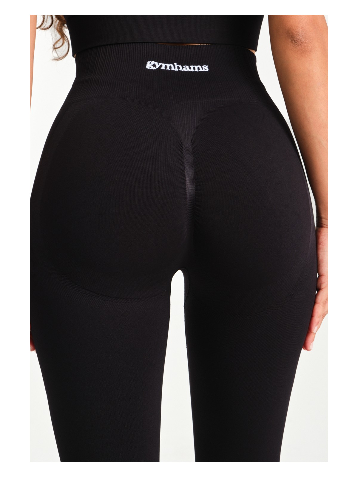 Gymhams Sculpta Serisi(Yüksek Toparlayıcılık)Kalçası Büzgülü Kalça Şekillendirici Push Up Kadın Spor Tayt