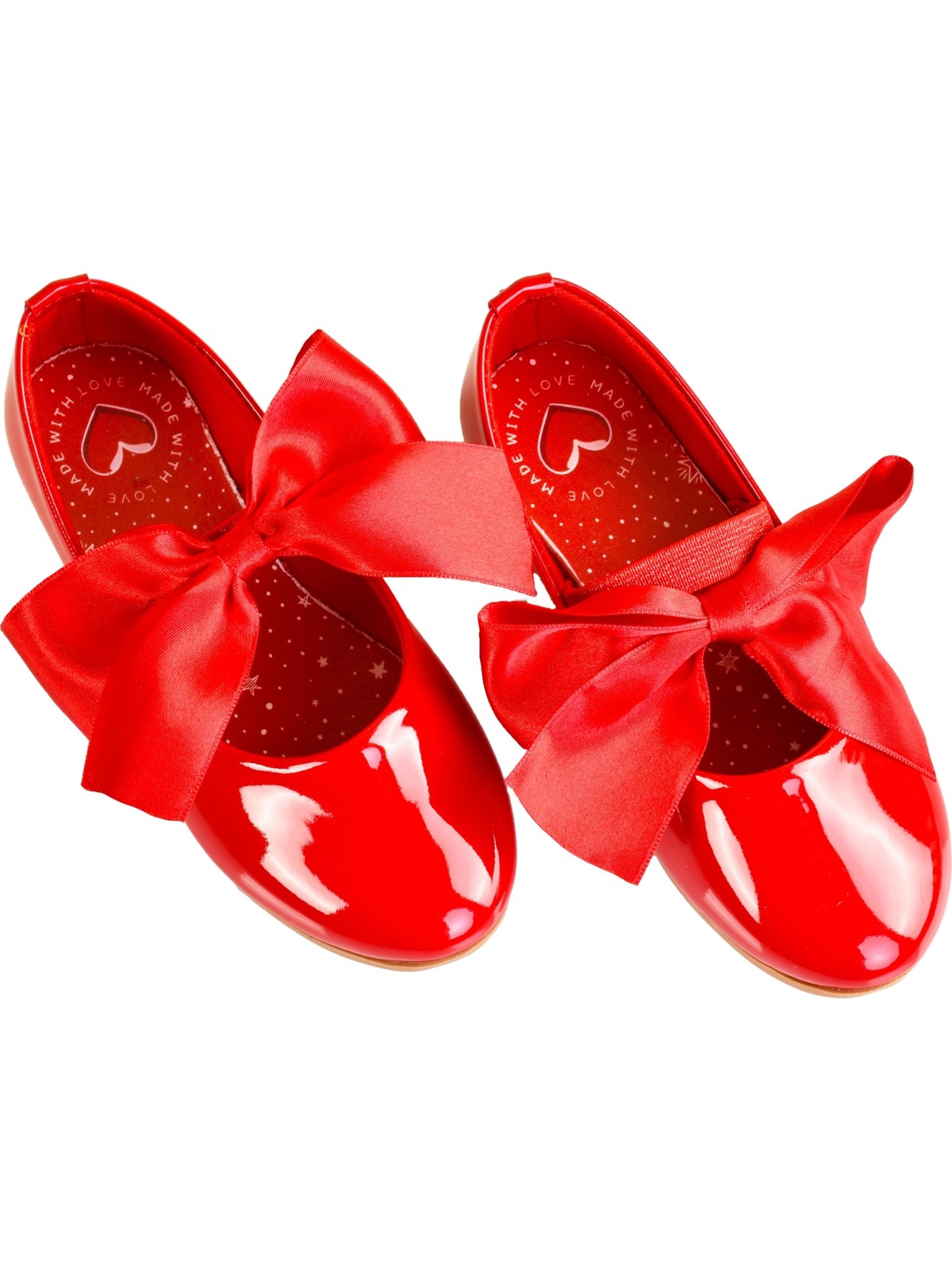 Minibonito Kız Çocuk Fiyonklu Babet Ayakkabı - Görsel 4