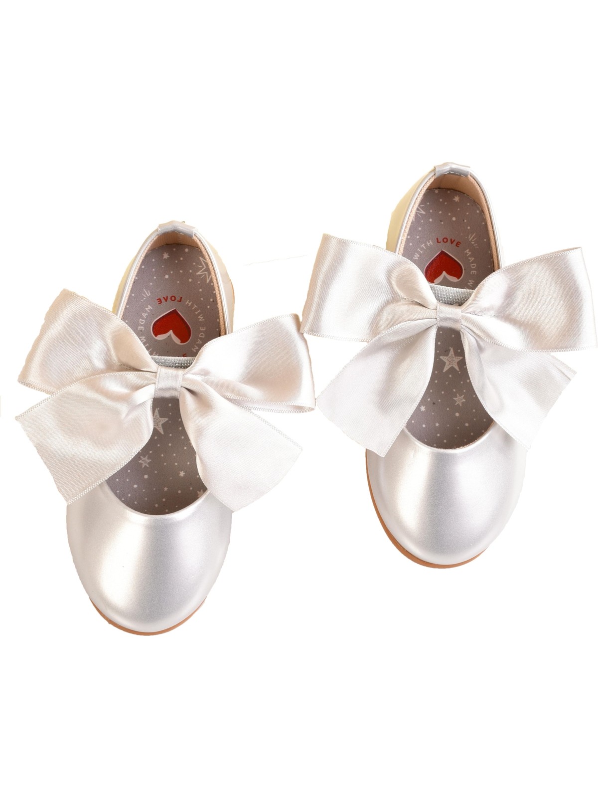 Minibonito Kız Çocuk Fiyonklu Babet Ayakkabı - Görsel 6