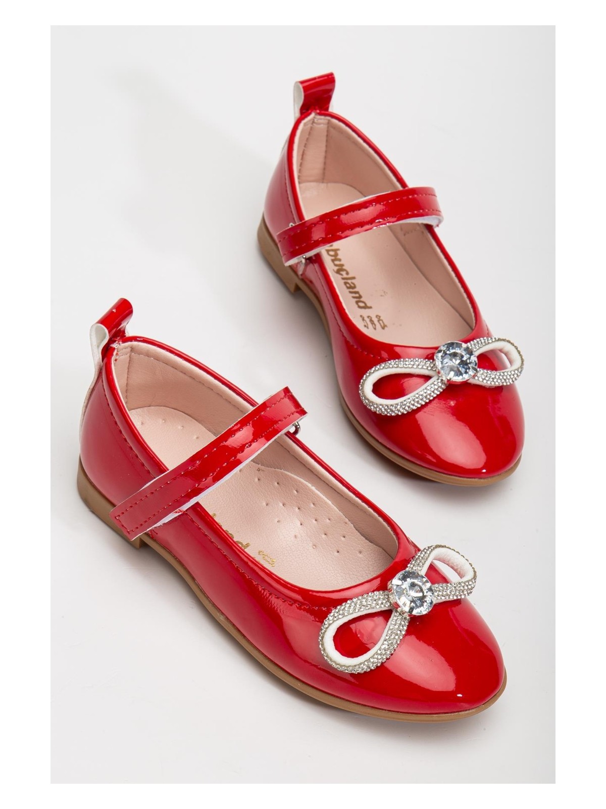 Pabuçland Çok Hafif Çok Rahat Iç Tabanı Ortopedik Taş Detaylı Inci Kurdale Babet - Görsel 3