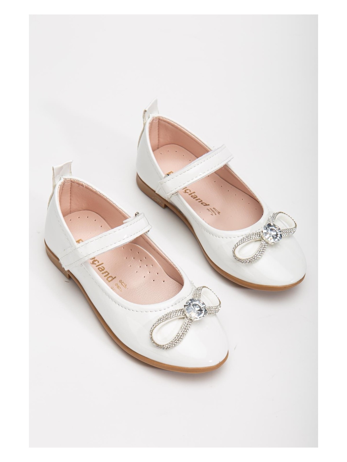 Pabuçland Çok Hafif Çok Rahat Iç Tabanı Ortopedik Taş Detaylı Inci Kurdale Babet - Görsel 5