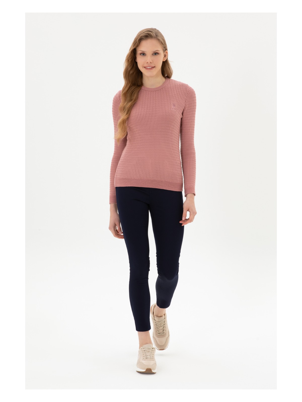 U.S. Polo Assn. Kadın Siyah Toothpick Fit Kanvas Pantolon 50316852-VR046 - Görsel 3