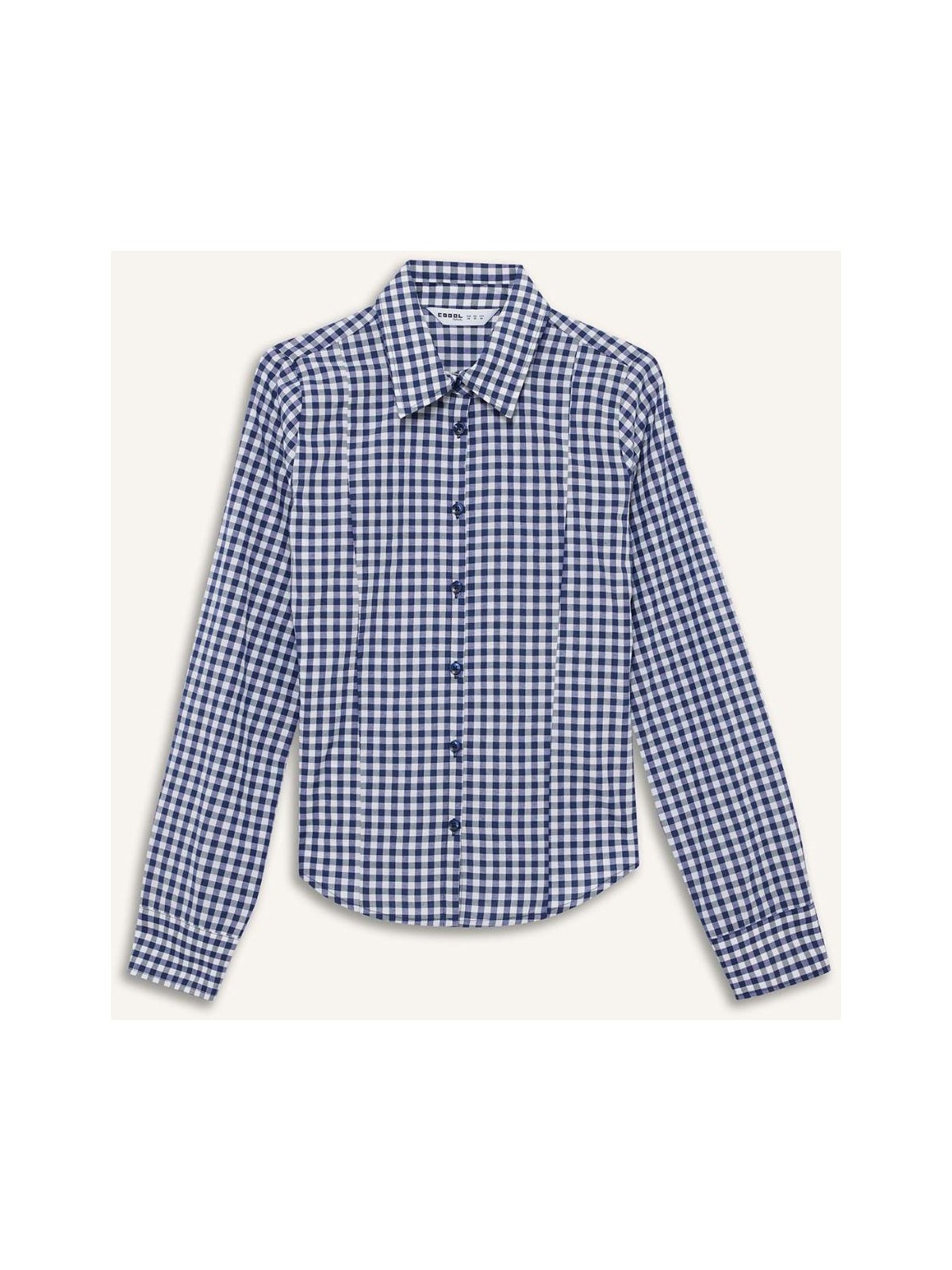 DeFacto Fitted Kareli Poplin Uzun Kollu Gömlek F9285AX25AU