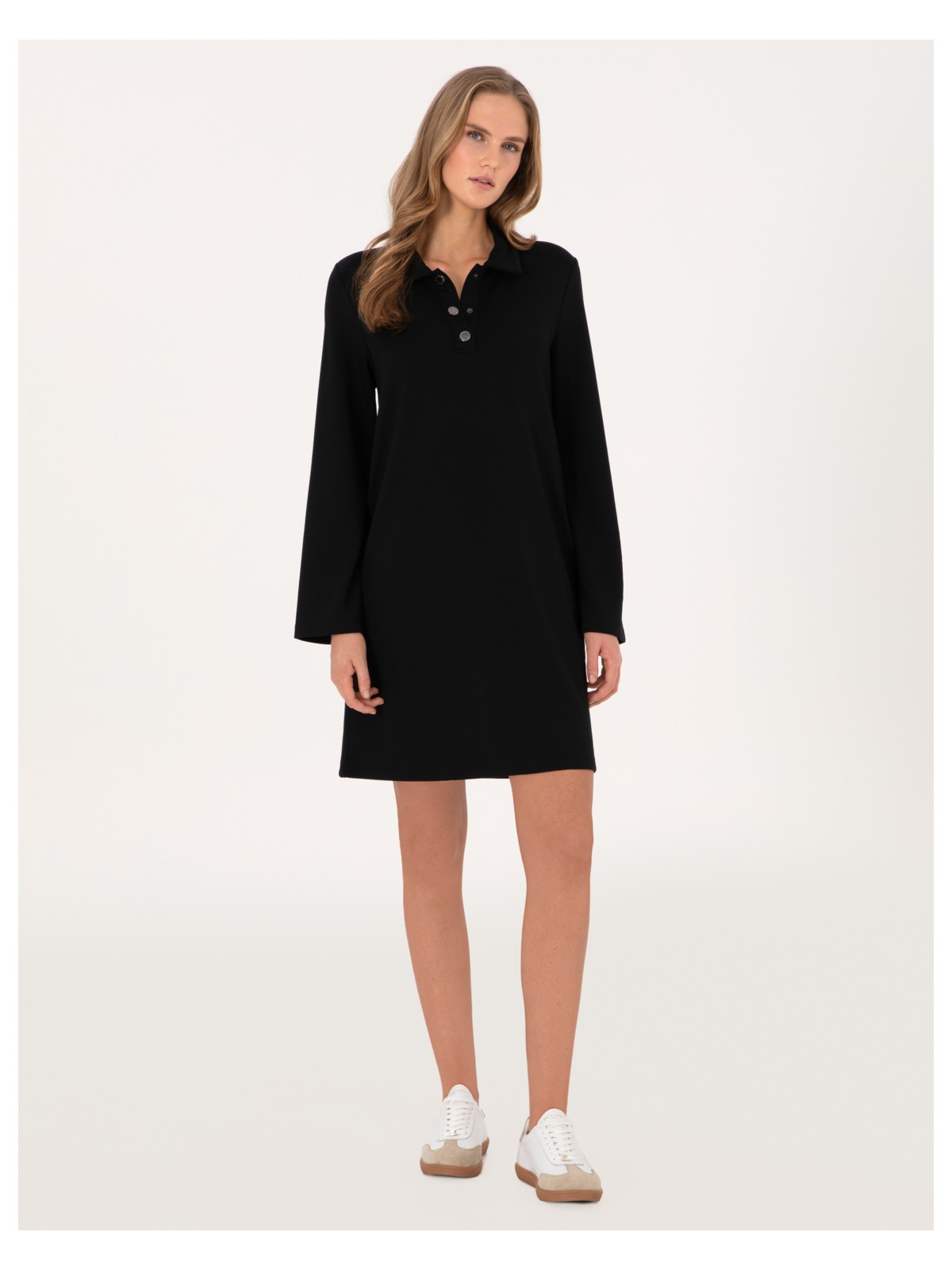 Pierre Cardin Kadın Lacivert A Kesim Modal Karışımlı Örme Elbise 50315895-VR033 - Görsel 5