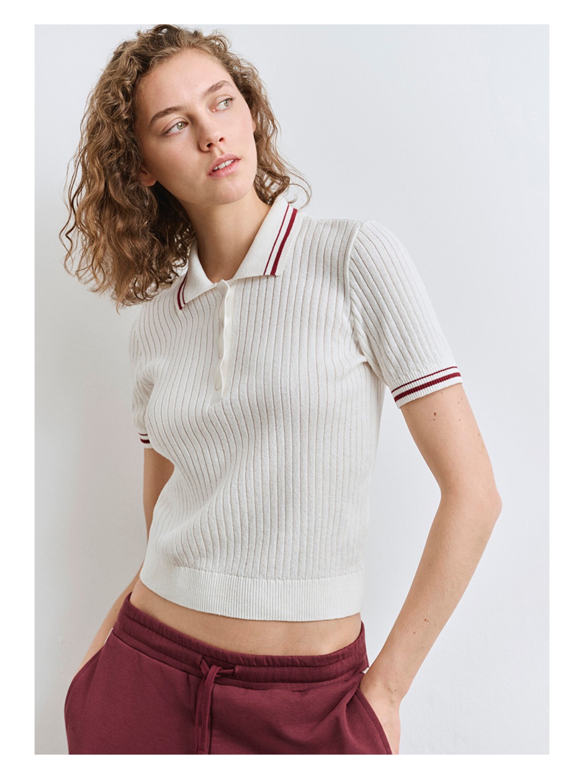 Mavi Ekru Triko Polo 1710697-70057