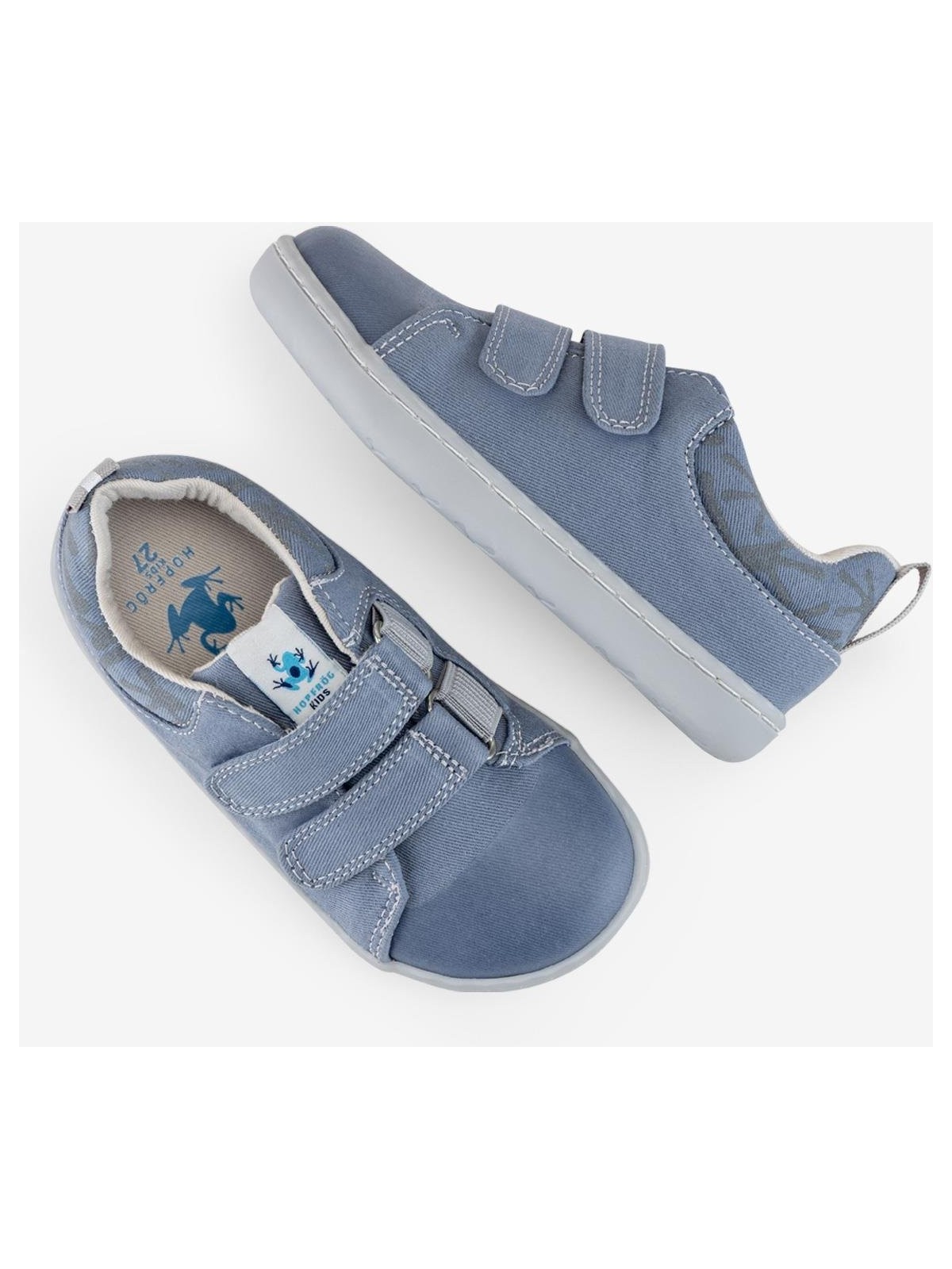 Hopfrög Smart Walker Canvas Play Lila Barefoot Çocuk Ayakkabı - Görsel 7