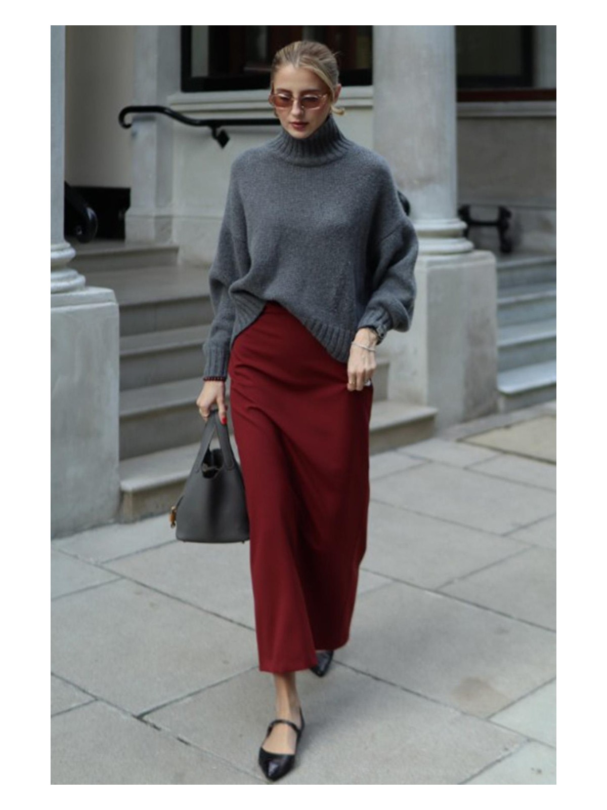 Madmext Siyah Boğazlı Kadın Triko Kazak MG2535 - Görsel 3