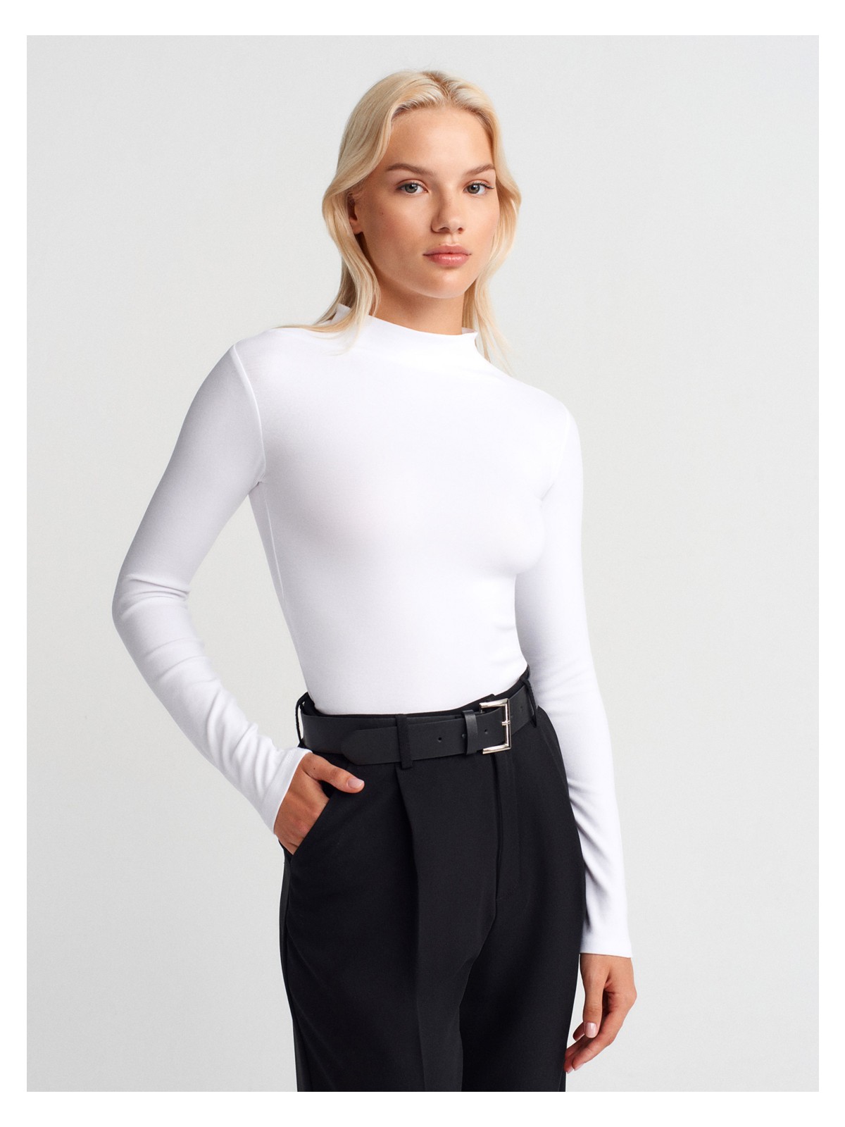 Dilvin 31433 Yarım Balıkçı Yaka Top-Koyu Kahve - Görsel 6