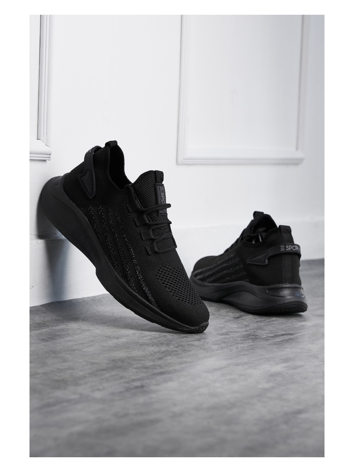 E Sport Bej Unisex Yürüyüş Hafif Triko Ayakkabı-015 - Görsel 3