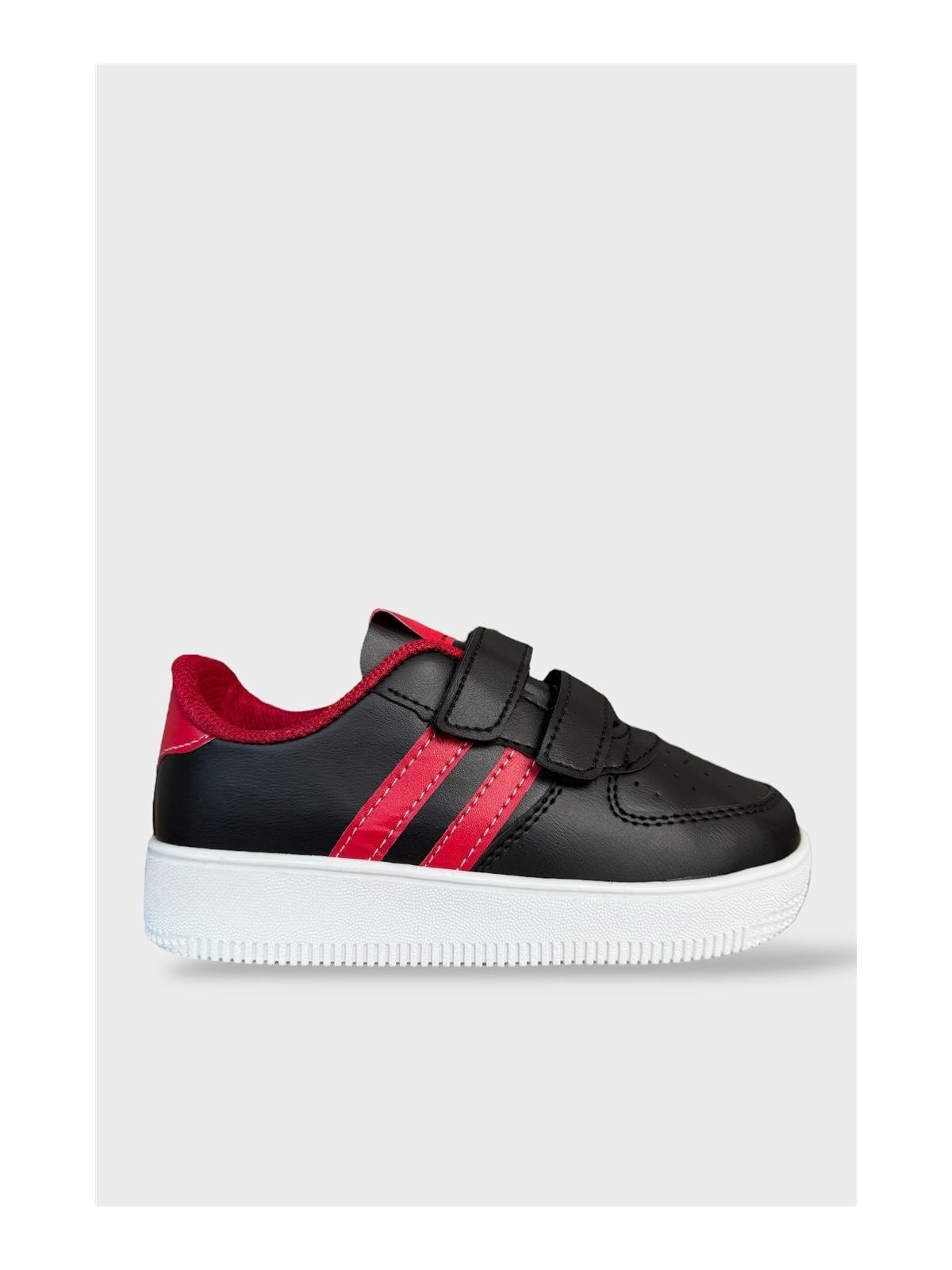 Liger Çocuk Sneaker Spor Ayakkabı Siyah - Kırmızı