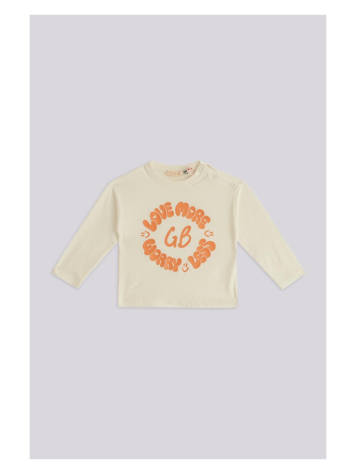 GB Baby Bg Store Kız Bebek Ekru Tshirt