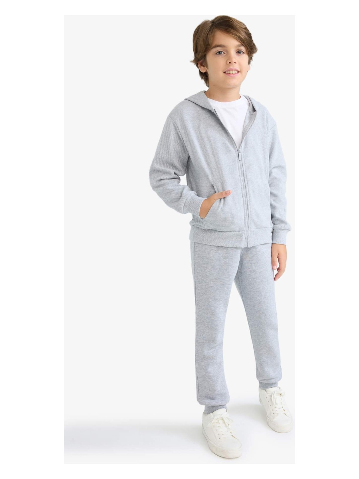 DeFacto Beli Paçası Lastikli Okul Eşofman Altı Erkek Çocuk W0773A625WN