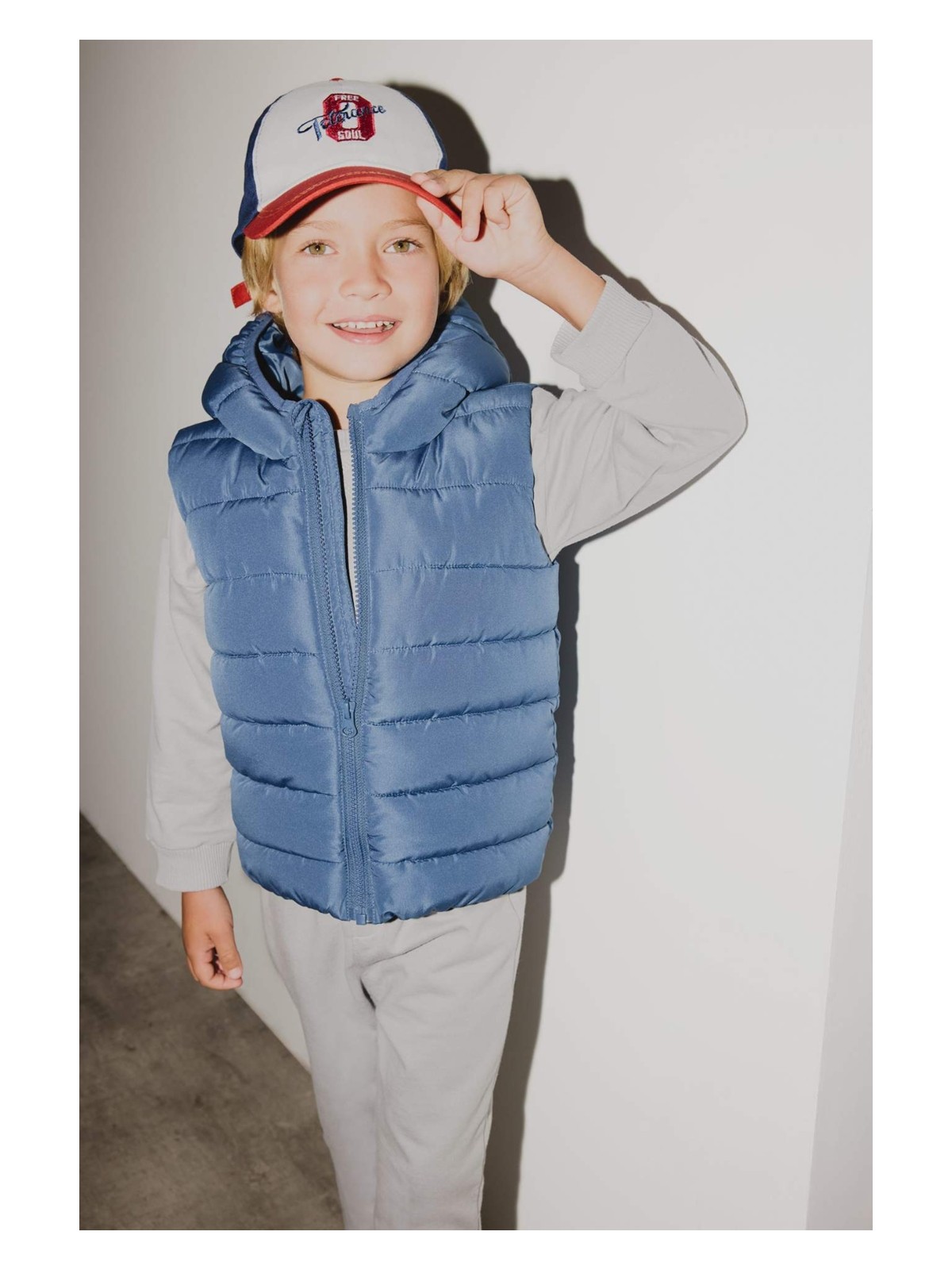 DeFacto Su Geçirmez Kapüşonlu Fermuarlı Tafta Şişme Yelek Erkek Bebek A2221A525AU