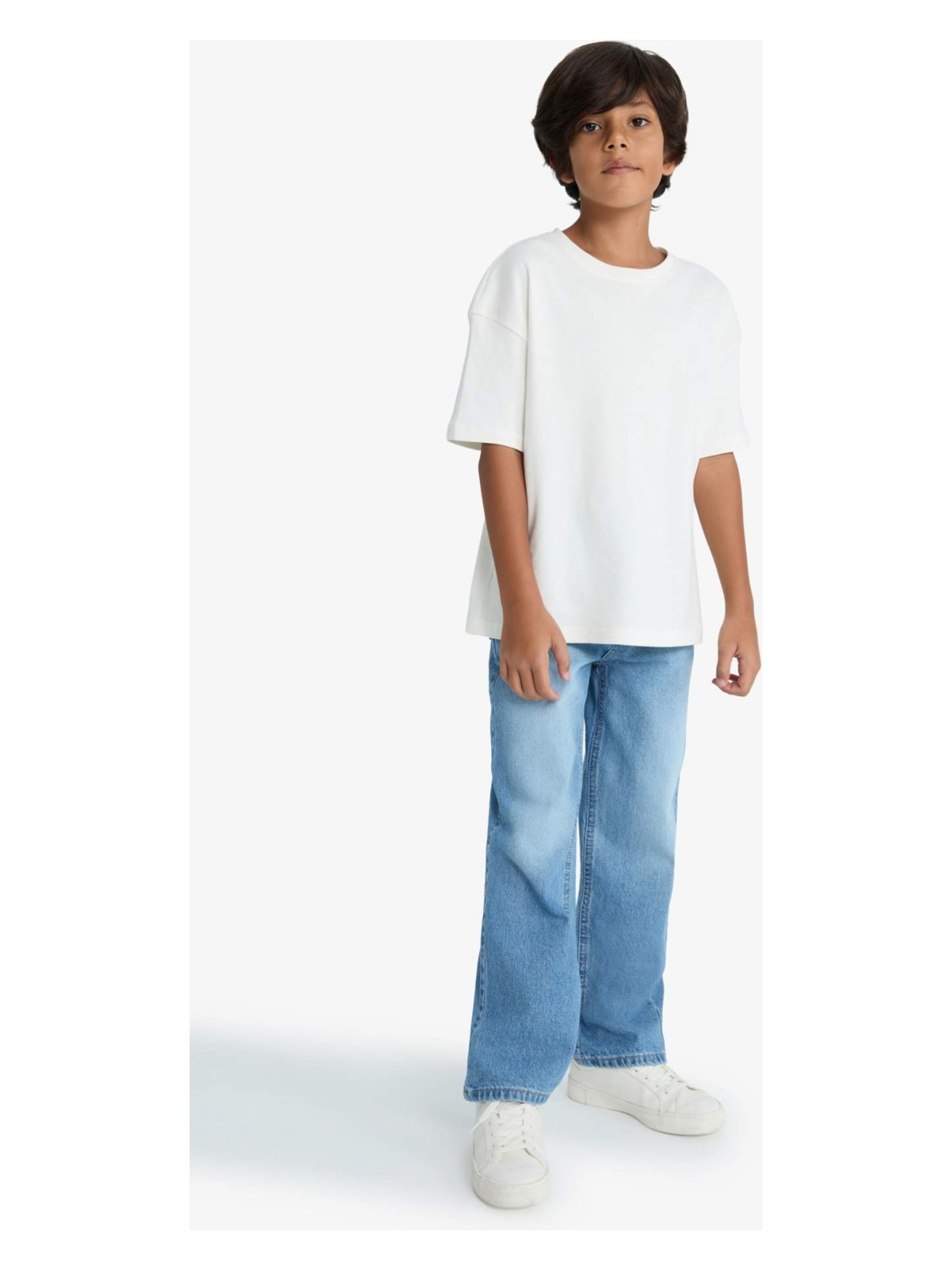 DeFacto Wide Leg Geniş Paça Pantolon Erkek Çocuk F0452A825AU