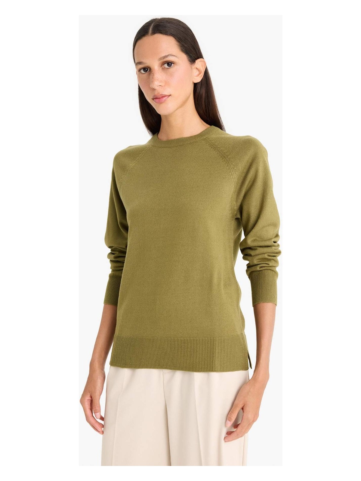 DeFacto Relax Fit Basic Triko Kazak I6913AZ25WN - Görsel 10