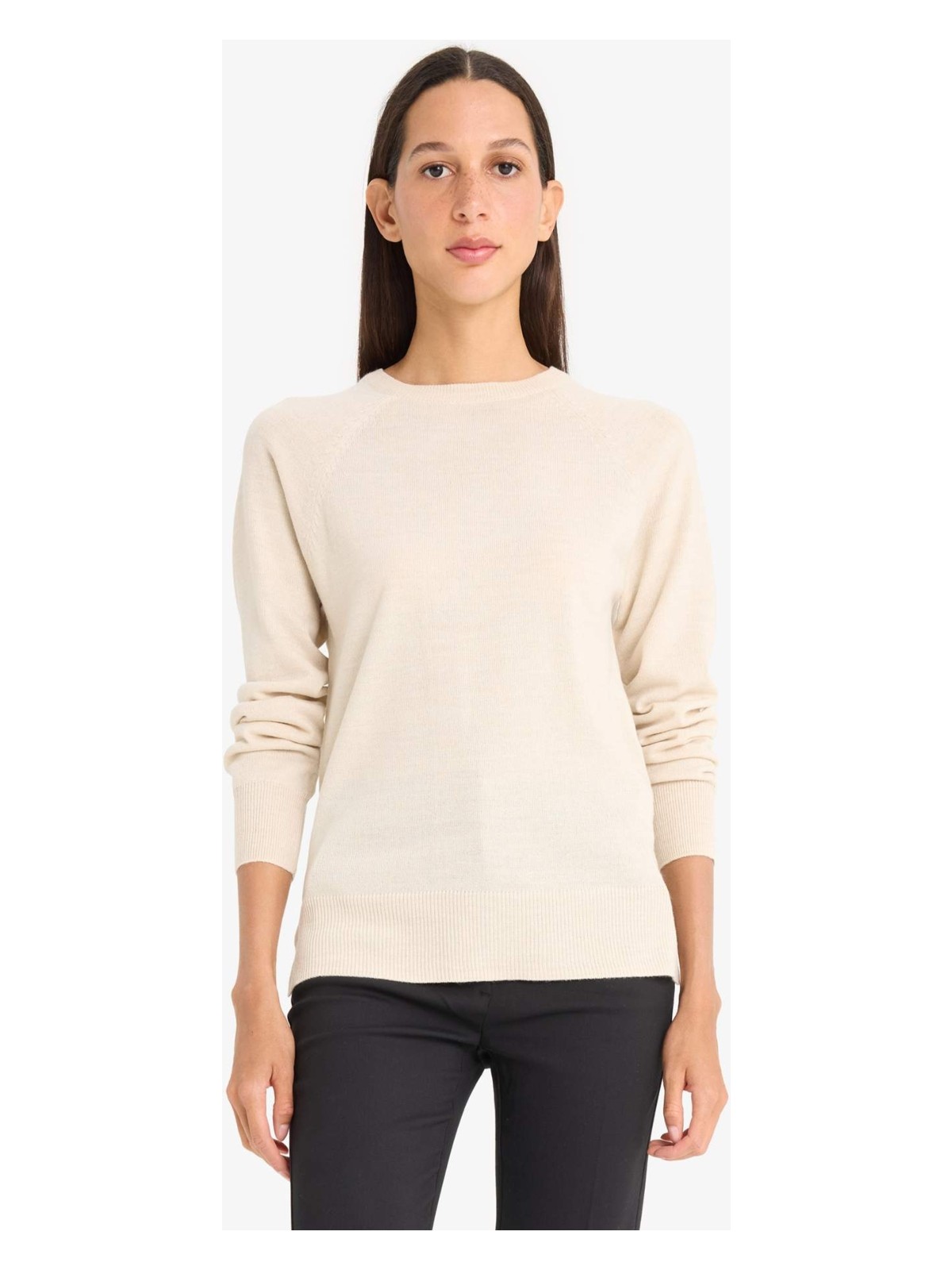 DeFacto Relax Fit Basic Triko Kazak I6913AZ25WN - Görsel 9