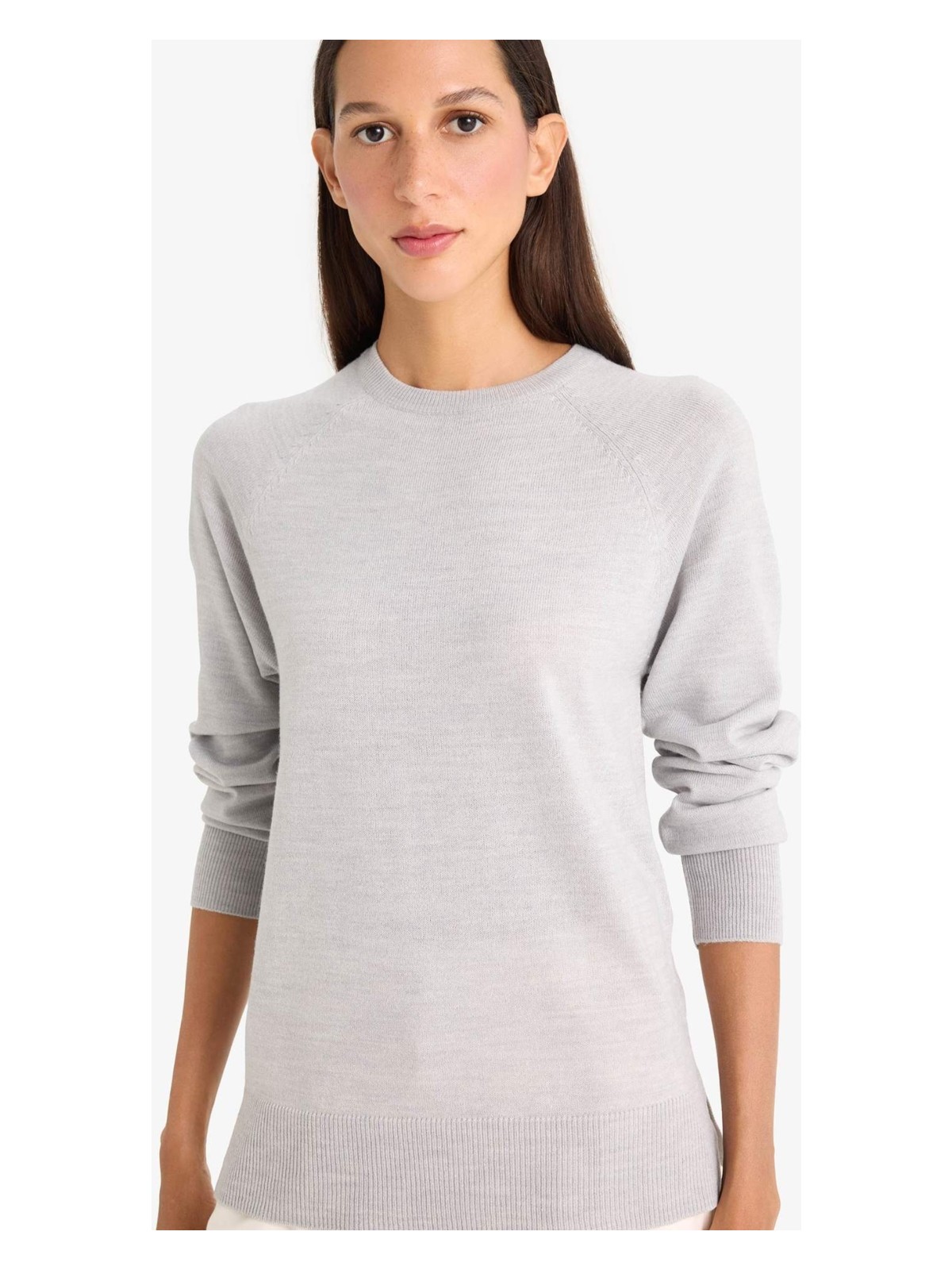DeFacto Relax Fit Basic Triko Kazak I6913AZ25WN - Görsel 9