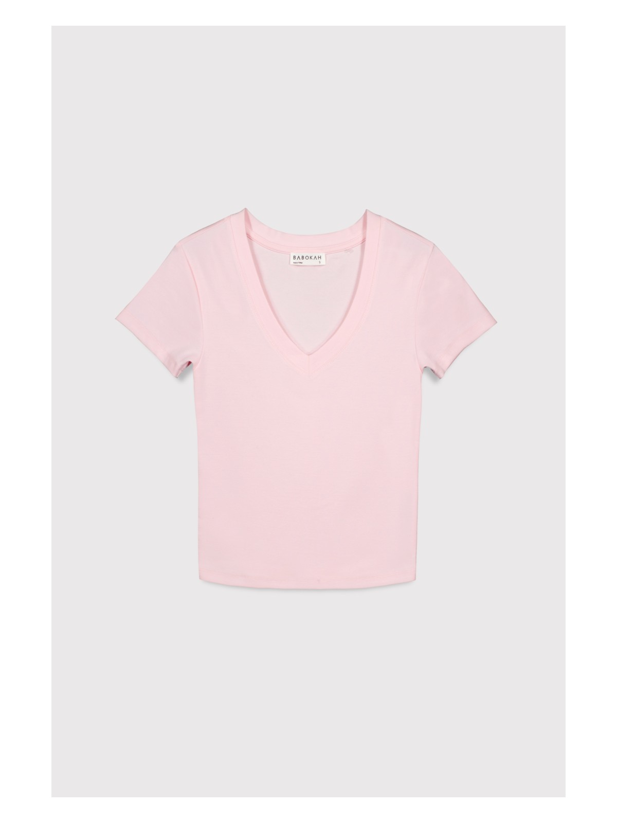 Babokah V Yaka Kısa Kol Üst