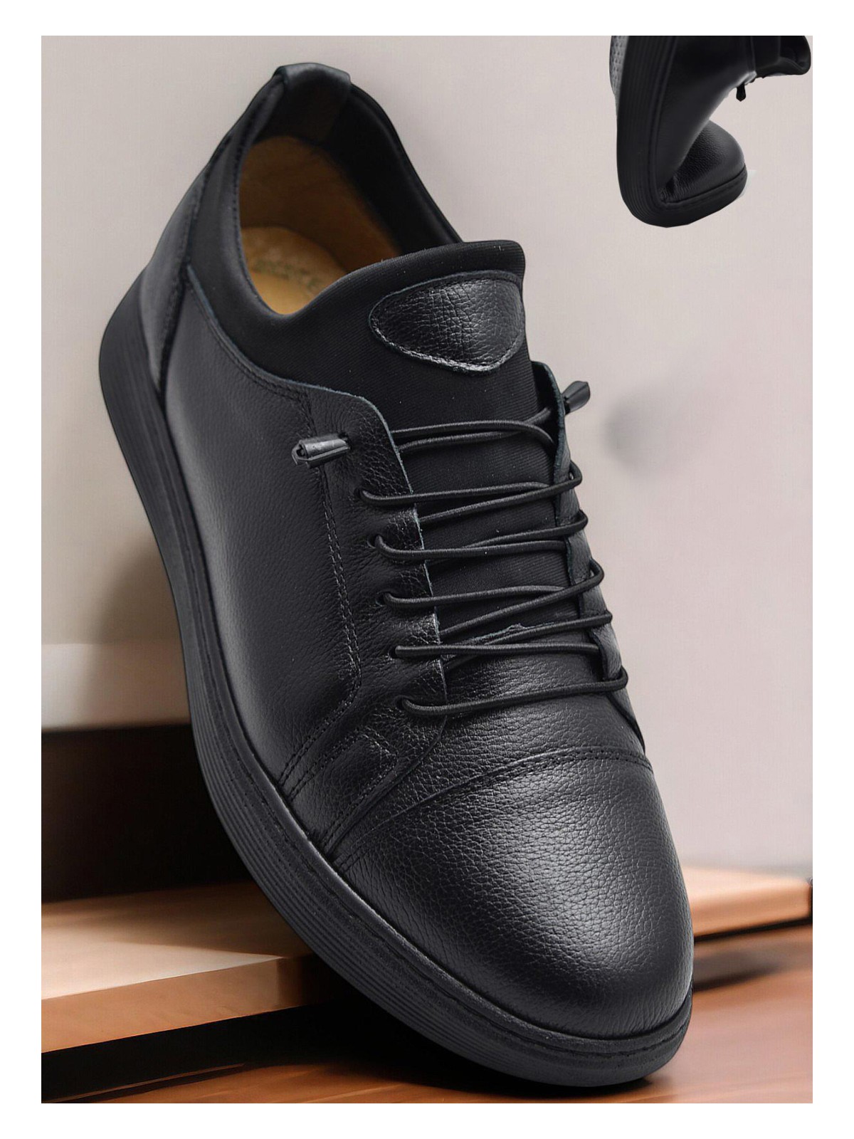 Ispartalılar TAB400 Ortopedik Taban Hakiki Deri Erkek Ayakkabı Casual Günlük Erkek Ayakkabı - Görsel 3