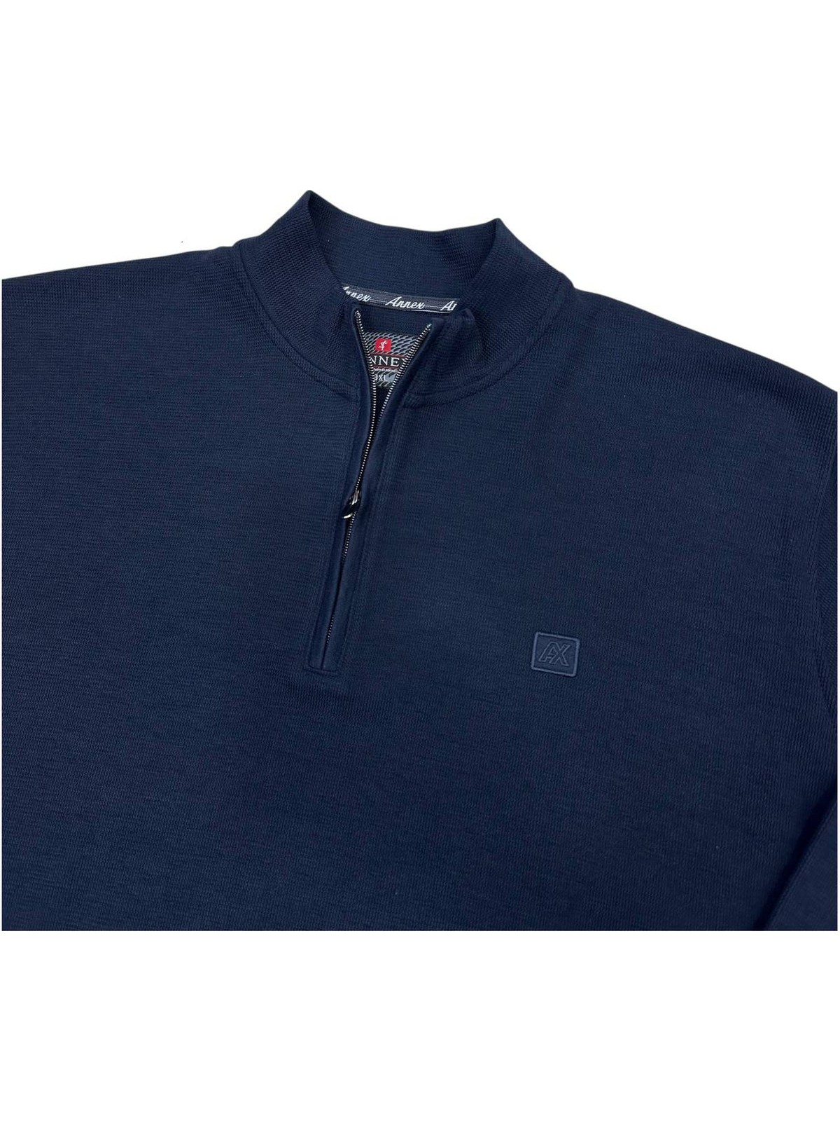 Annex Büyük Beden Erkek Fermuarlı Sweatshirt Ekstra Battal - Görsel 4