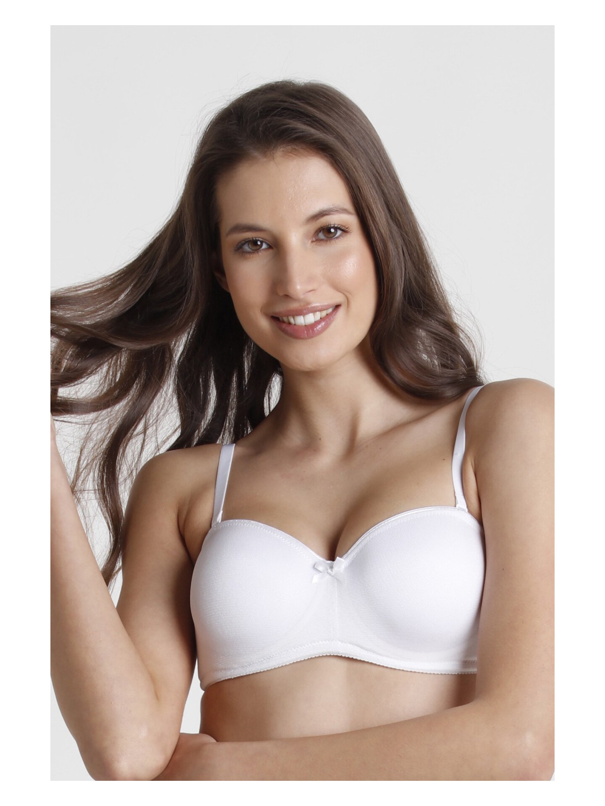 Penti Ten Rengi Toparlayıcı Balenli Dolgusuz Straplez Lotus Sütyen - Görsel 4