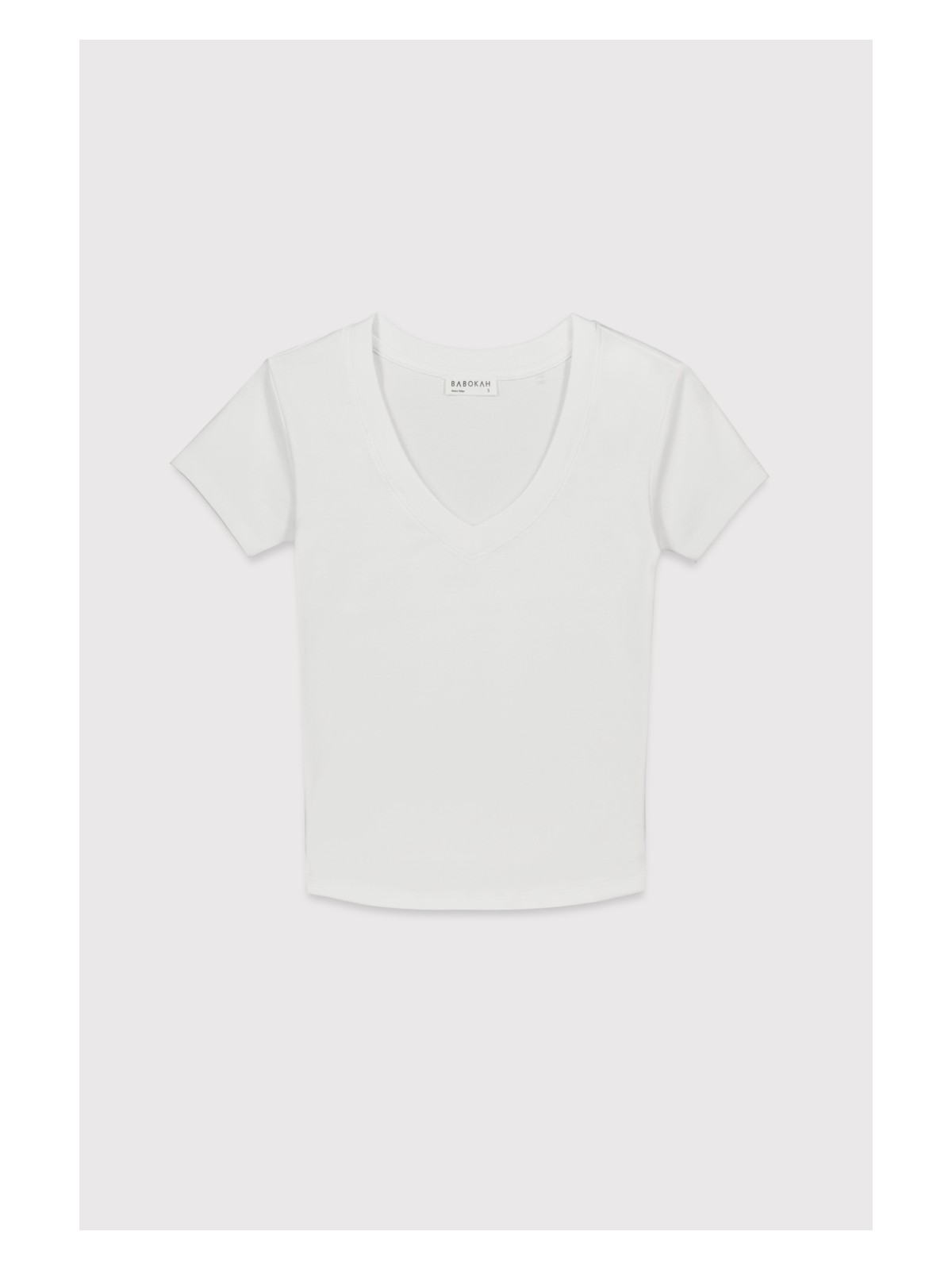 Babokah V Yaka Kısa Kol Üst