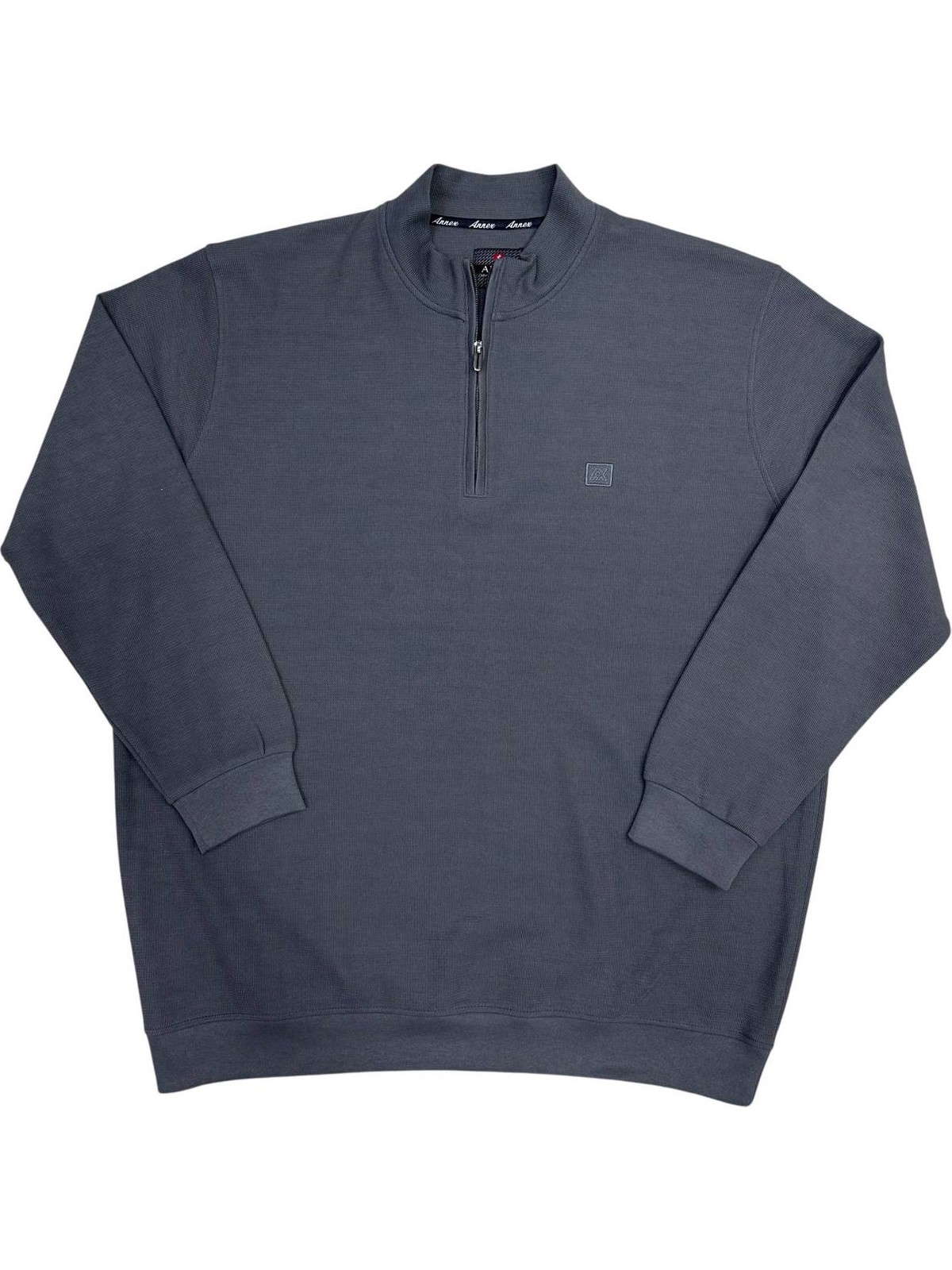 Annex Büyük Beden Erkek Fermuarlı Sweatshirt Ekstra Battal - Görsel 5