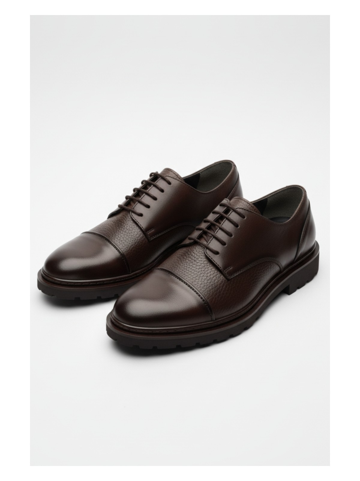 Lusive %100 Hakiki Deri Kahverengi Günlük Rahat Klasik Erkek Ayakkabı LUASS27AL0045