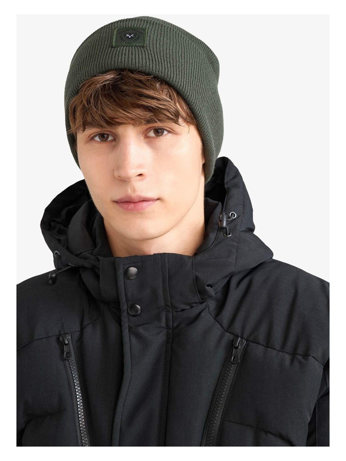 DeFacto Erkek Dokuma Etiketli Triko Bere F4130AX25WN