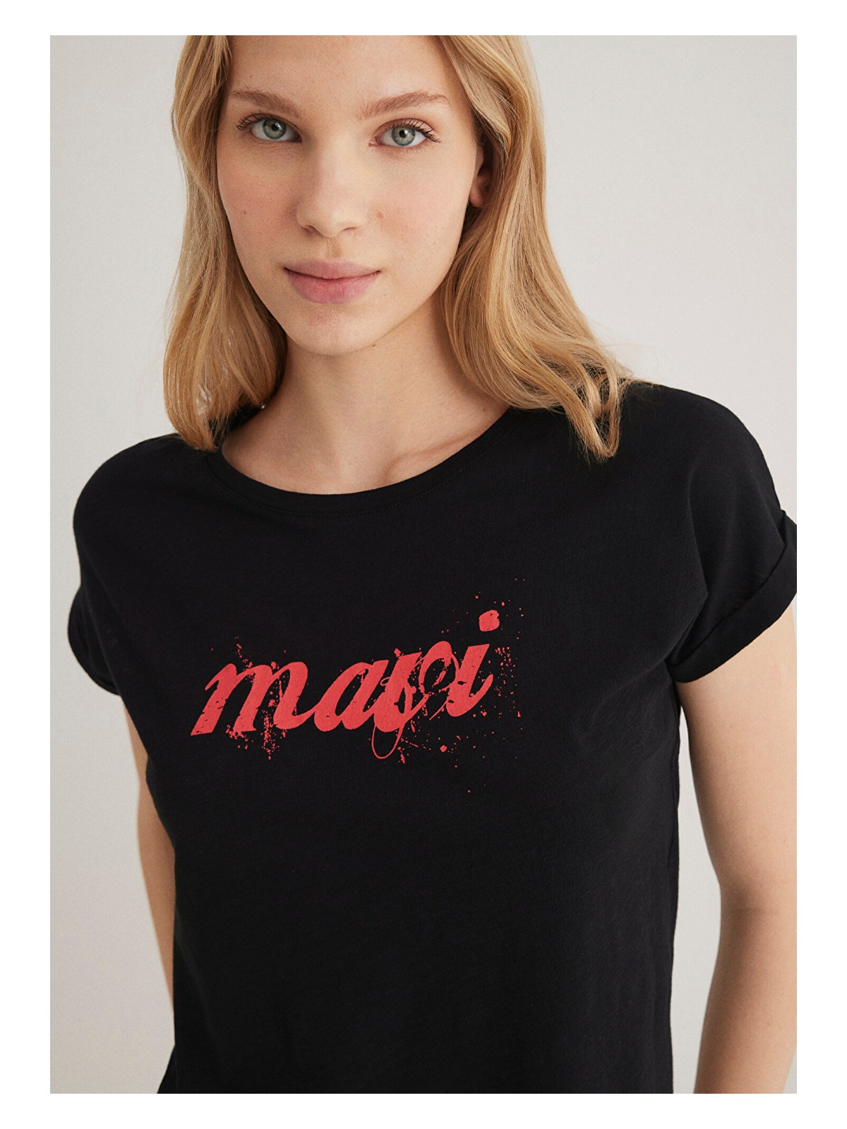 Mavi Mavi Logo Baskılı Siyah Tişört 166422-900 - Görsel 8