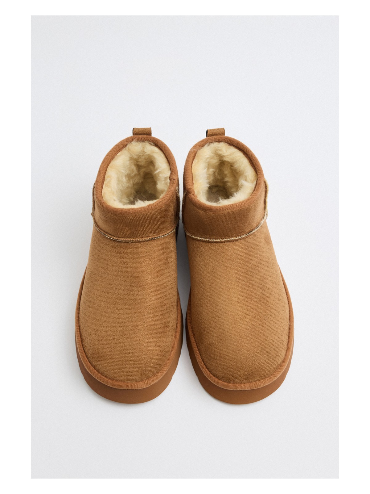 Lutvelizade Bot 2519 - İçi Kürklü Kalın Tabanlı Acı Kahve Süet Kadın Bot - Görsel 5