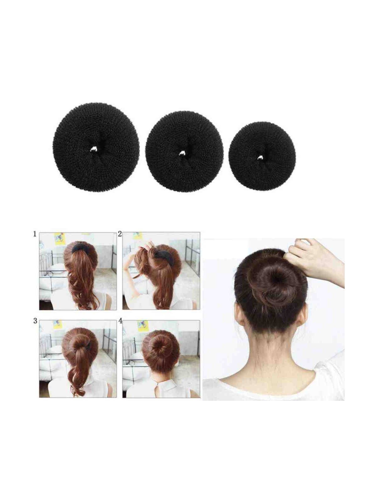 Gülpeşe 3 Boy Topuz Tokası Sünger Toka - Görsel 3