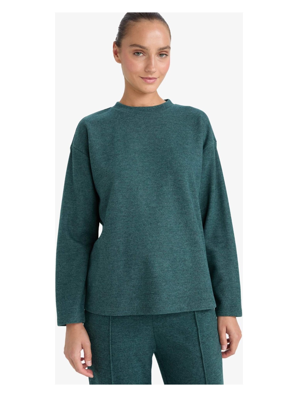 DeFacto Relax Fit Bisiklet Yaka Sweatshirt F1013AX25AU