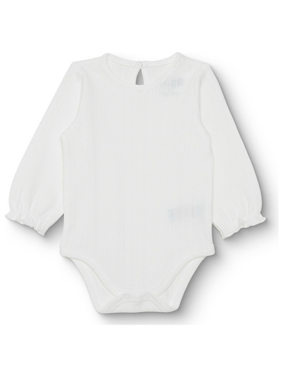 HelloBaby Hellobaby Kız Bebek Uzun Kol Body Jakar Örme Bisiklet Yaka Uzun Kol