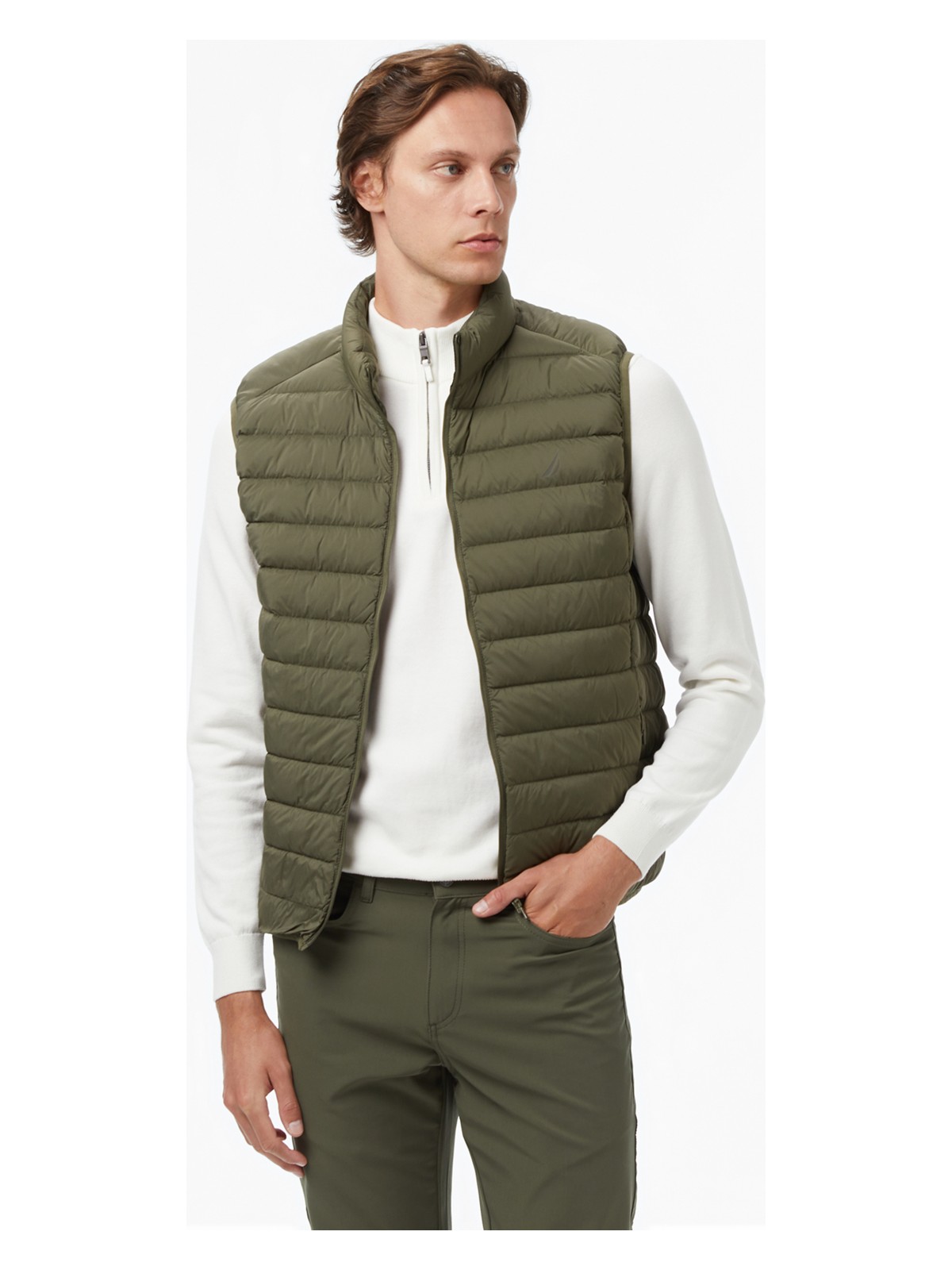 Nautica Erkek Yeşil Su Itici Özellikli Yelek J57037T.3GL