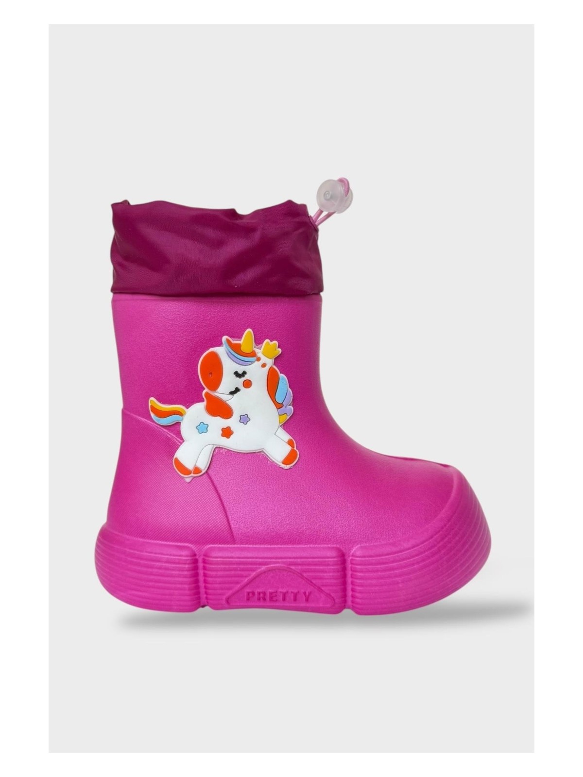 Liger Çocuk Kışlık Su Geçirmez Yağmur Botu Siyah - Görsel 7