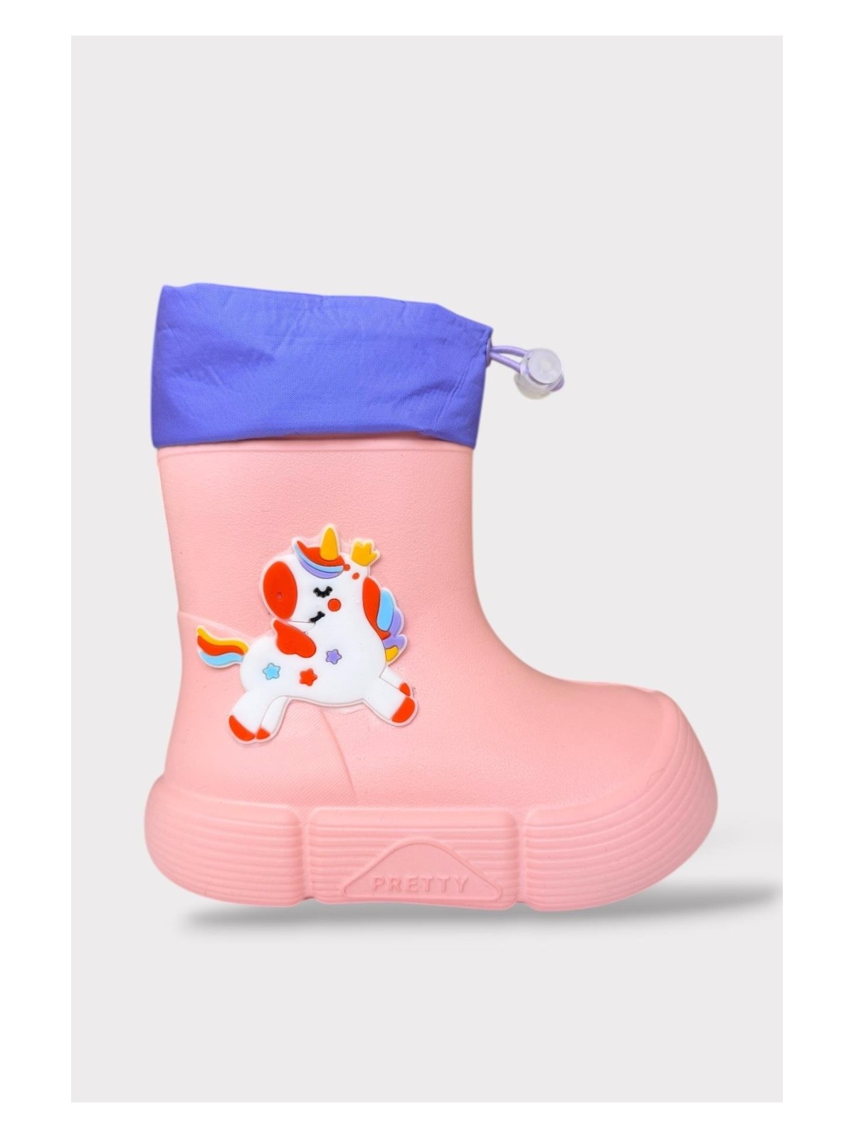 Liger Çocuk Kışlık Su Geçirmez Yağmur Botu Siyah - Görsel 9