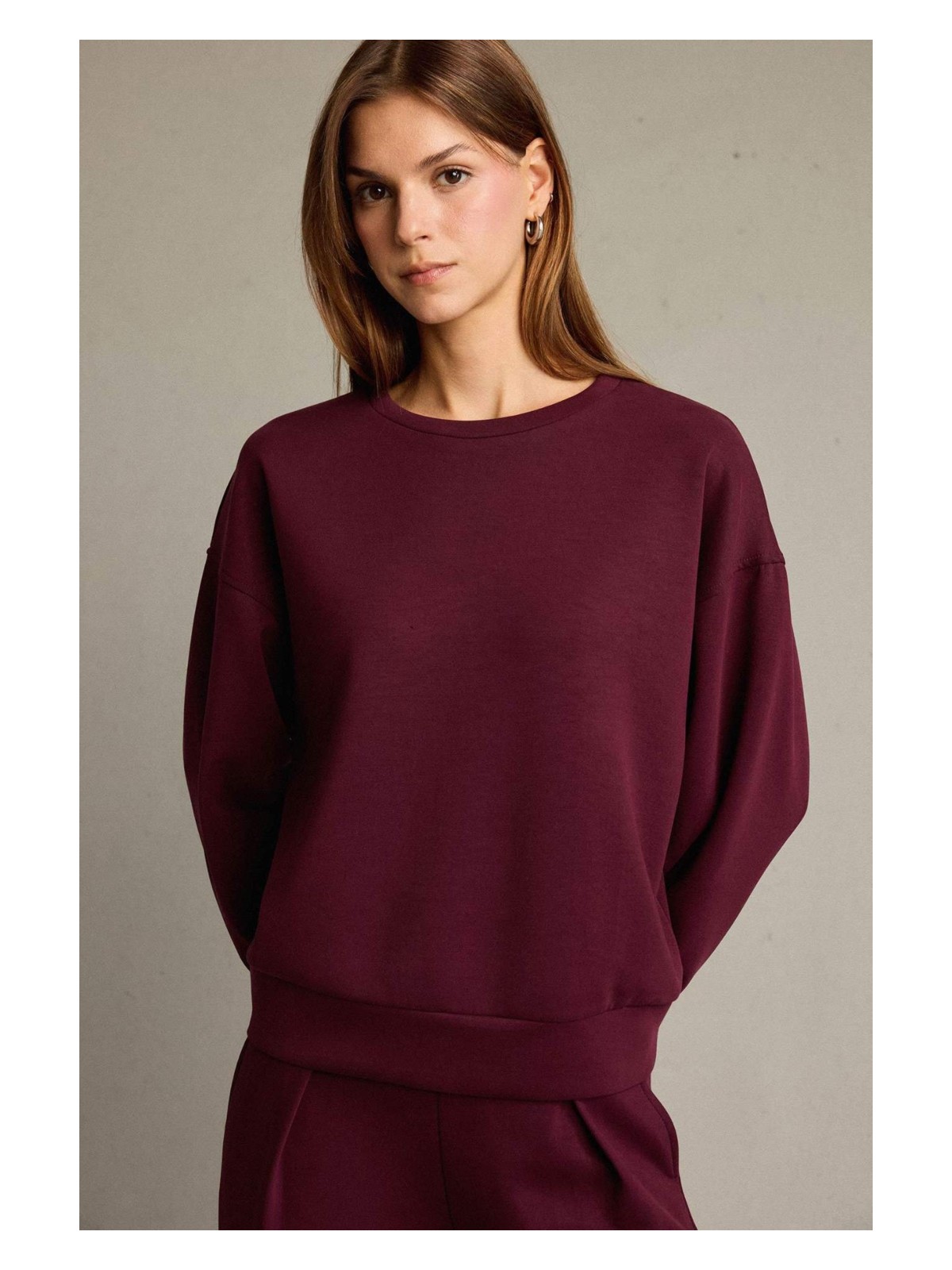 DeFacto Bisiklet Yaka Modal Sweatshirt G2913AX25AU - Görsel 4