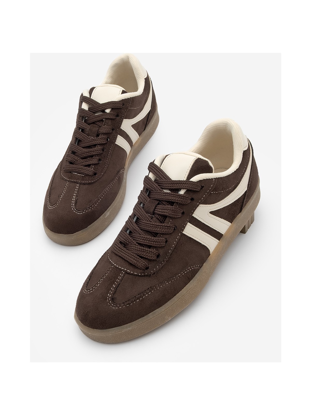 Marjin Kadın Sneaker Bağcıklı Düz Taban Spor Ayakkabı Tiyone - Görsel 8