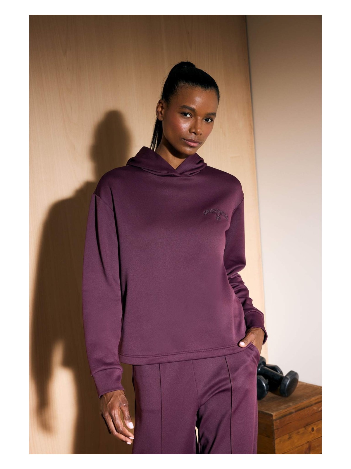 DeFacto Standart Fit Kapüşonlu Baskılı Sporcu Sweatshirt F1690AX25WN