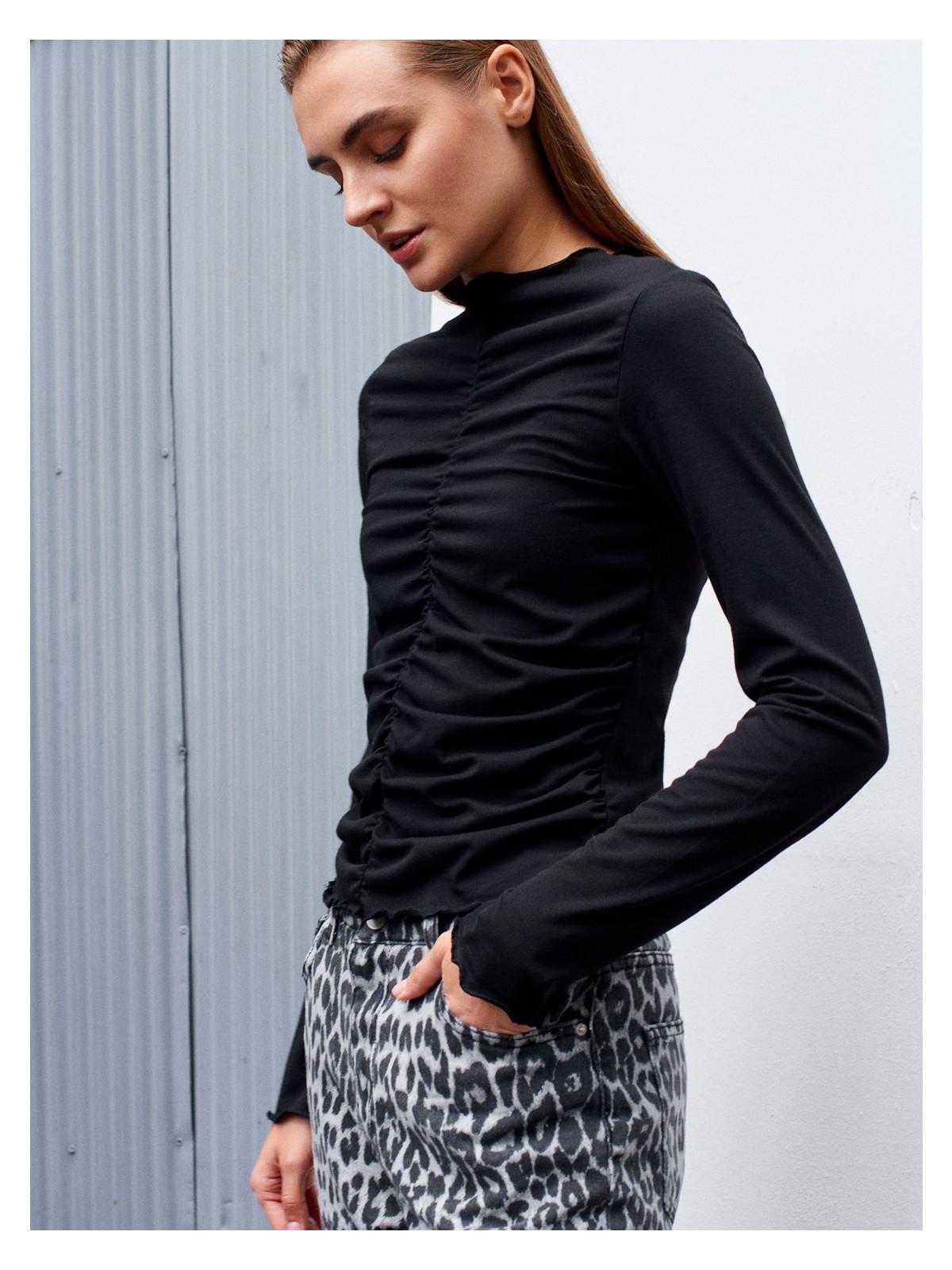 Dilvin 32112 Büzgülü Top-Vizon - Görsel 4