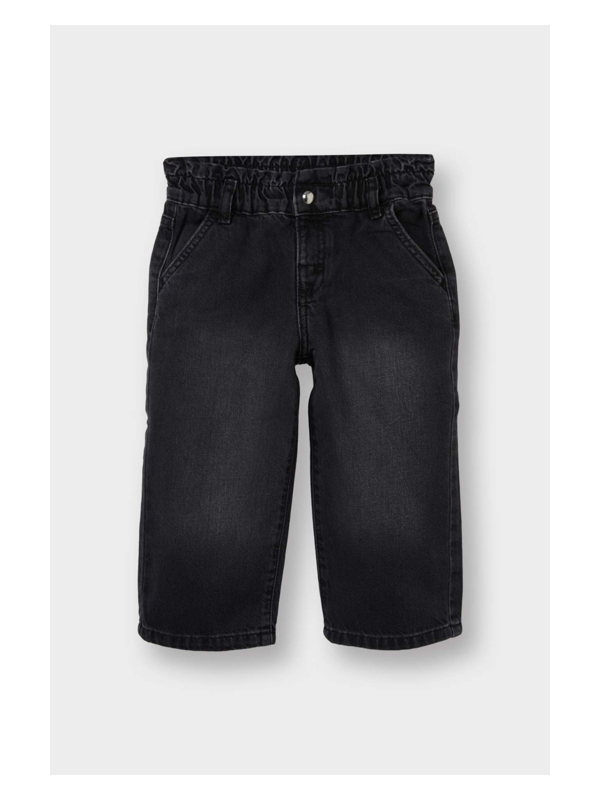 DeFacto Wide Leg Beli Lastikli Jean Pantolon Kız Bebek F1829A525AU