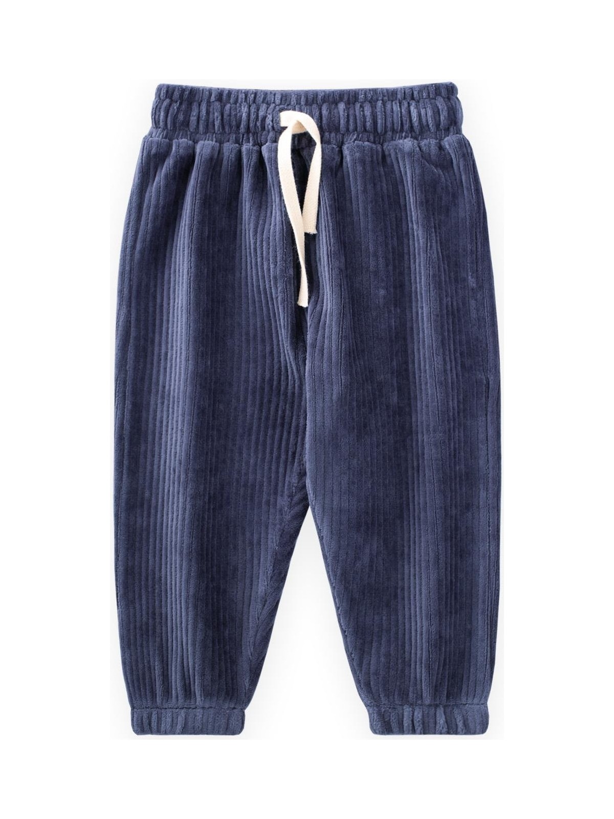 Cigit Fitilli Kadife Jogger Pantolon 1-10 Yaş Füme - Görsel 5